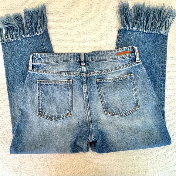 Anthro Pilcro Fringe Ankle Jeans 29 - Picture 11 of 16